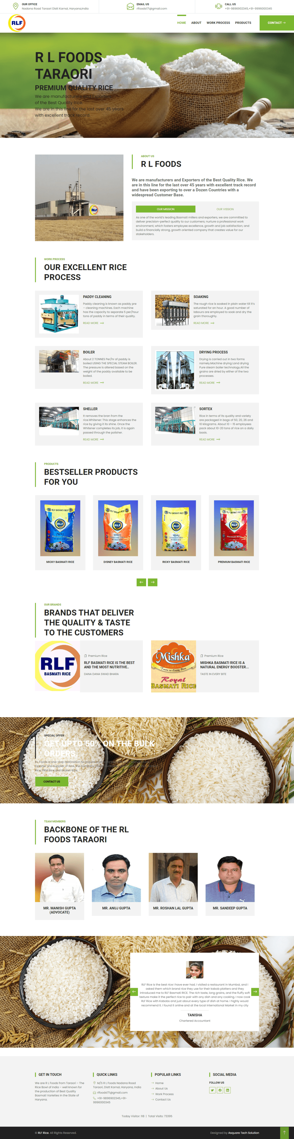 RLF Rice — Basmati Exporters India